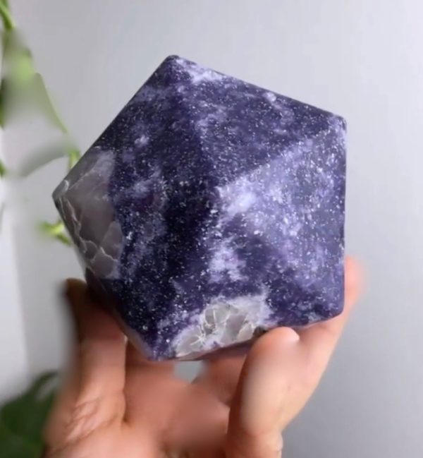 Lepidolite XL Polyhedron - Image 6